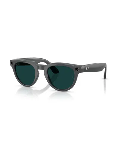 Ray Ban Unisex Ai Meta Gen2 Transition Headliner Glasses, Rw4013 In Gray
