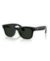 Ray Ban Unisex Ai Meta Gen2 Wayfarer Transitions Glasses, Rw4012 In Black