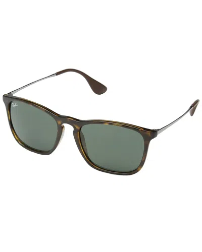 Ray Ban Chris Sunglasses Gunmetal Frame Grey Lenses Polarized 54-18