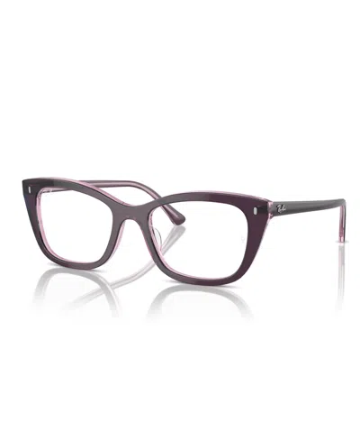 Ray Ban Unisex Eyeglasses, Rb5433 In Metallic