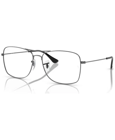Ray Ban Unisex Eyeglasses, Rb6498 57 In Gunmetal