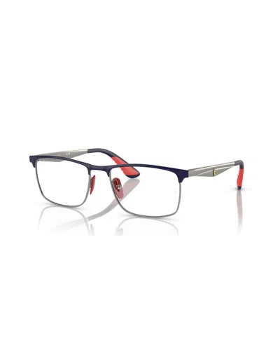 Ray Ban Unisex Eyeglasses, Rb6516m In Blue On Gunmetal