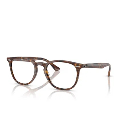 Ray Ban Unisex Eyeglasses, Rb7159 In Brown