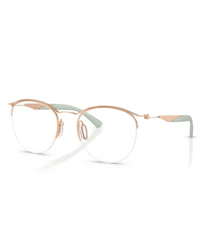 Ray Ban Unisex Eyeglasses, Rb7553 In Rose Gold