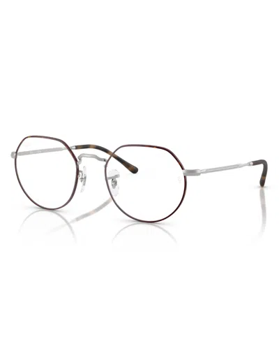Ray Ban Unisex Jack Optics Eyeglasses, Rb6465 In Orange
