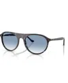 Ray Ban Unisex Large Sunglasses, Rb2215 In Havana Blue Turtle