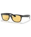 Ray Ban Unisex Low Bridge Fit Sunglasses, Rb2132f 55 In Black 1