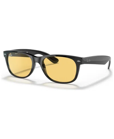 Ray Ban Unisex Low Bridge Fit Sunglasses, Rb2132f 55 In Black 1