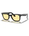 Ray Ban Unisex Low Bridge Fit Sunglasses, Rb2140f 52 In Black
