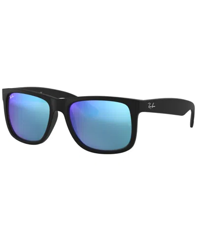 Ray Ban Unisex Low Bridge Fit Sunglasses, Rb4165f Justin Color Mix In Black 2