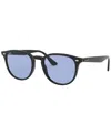 Ray Ban Unisex Low Bridge Fit Sunglasses, Rb4259f 53 In Black