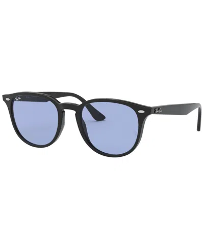Ray Ban Unisex Low Bridge Fit Sunglasses, Rb4259f 53 In Black