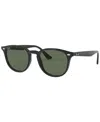 Ray Ban Unisex Polarized Low Bridge Fit Sunglasses, Rb4305f 53 In Black 2