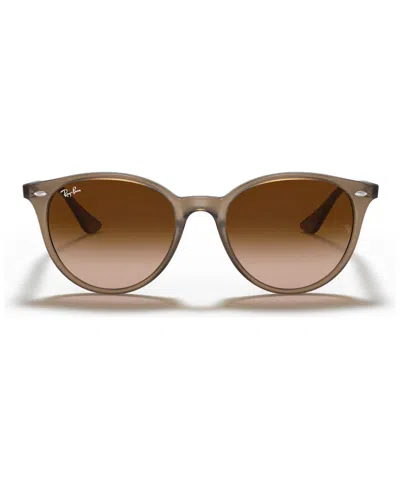 Ray Ban Unisex Low Bridge Fit Sunglasses, Rb4305f 53 In Brown