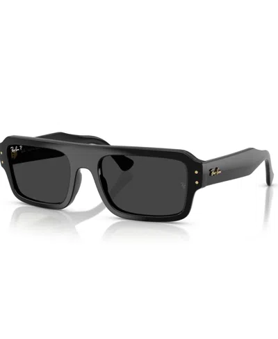 Ray Ban Unisex Lukas Polarized Sunglasses, Rb4454 In Black