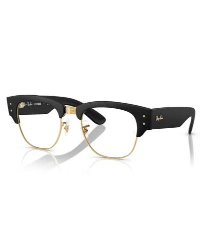 Ray Ban Unisex Mega Clubmaster Optics Liteforce Eyeglasses, Rb7316v In Black