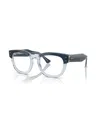Ray Ban Unisex Mega Hawkeye Optics Eyeglasses, Rb0298v In Black