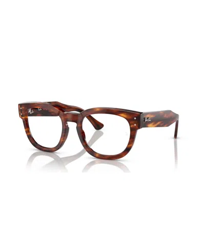 Ray Ban Unisex Mega Hawkeye Optics Eyeglasses, Rb0298v In Brown
