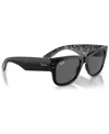Ray Ban Unisex Mega Wayfarer Disney 100th Anniversary Sunglasses, Rb0840s In Black