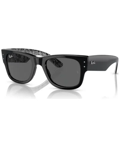 Ray Ban Unisex Mega Wayfarer Disney 100th Anniversary Sunglasses, Rb0840s In Pink
