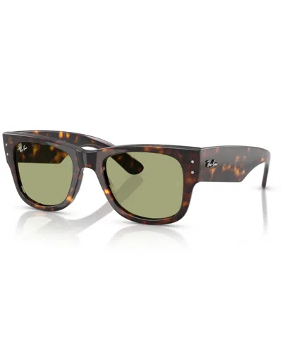 Ray Ban Unisex Mega Wayfarer Sunglasses, Rb0840s In Brown