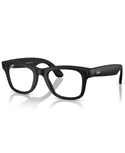 Ray Ban Unisex Meta Wayfarer Eyeglass Frames, Rw4012 Photochromic In Black