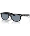 Ray Ban Unisex Polarized Disney Sunglasses, New Wayfarer The Little Mermaid Rb2132 In Black