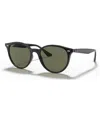 Ray Ban Unisex Low Bridge Fit Sunglasses, Rb4259f 53 In Black