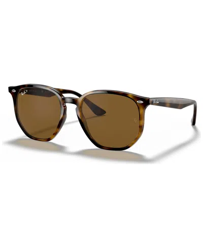RAY BAN UNISEX POLARIZED LOW BRIDGE FIT SUNGLASSES, RB4306F 54