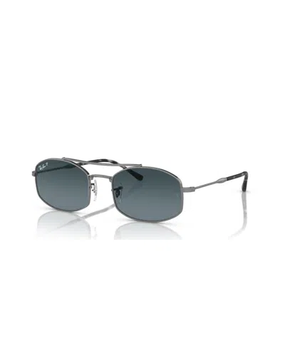 Ray Ban Metal Rb3719 Sunglasses In Grey