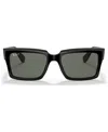Ray Ban Rb2191 Inverness Sunglasses In Black,polar Green