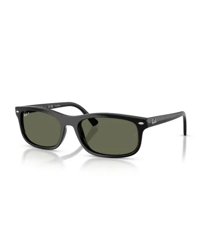 Ray Ban Unisex Polarized Sunglasses, Rb2224 In Black