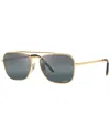 Ray Ban Unisex Polarized Sunglasses, Rb3636 New Caravan 58 In Legend Gold-tone 1