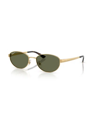 Ray Ban Unisex Polarized Sunglasses, Rb3774d In Green