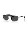 Ray Ban Unisex Polarized Sunglasses, Rb3776m In Black