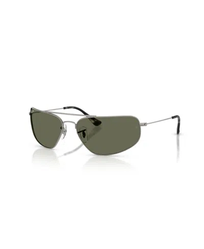 Ray Ban Unisex Polarized Sunglasses, Rb3780 In Silver