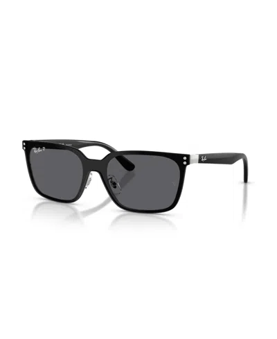 Ray Ban Unisex Polarized Sunglasses, Rb3784d In Black