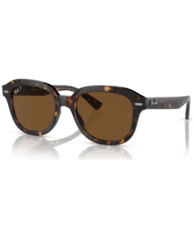Ray Ban Unisex Polarized Sunglasses, Rb4398 Erik Gradient In Havana