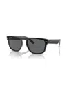 Ray Ban Unisex Sunglasses, Gradient Rb4407 In Black And Light Gray And Transparent Gra