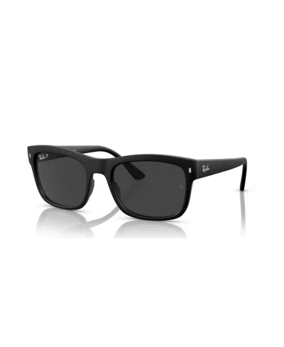 Ray Ban Unisex Polarized Sunglasses, Rb4428 In Black