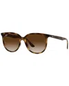 Ray Ban Women's Low Bridge Fit Sunglasses, Rb4378 54 In Brown