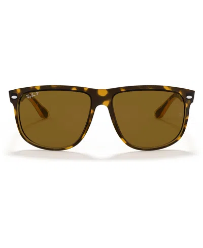 Ray Ban Unisex Ray-ban Polarized Sunglasses, Rb4147 In Brown,brown
