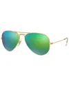 Ray Ban Ray-ban Aviator Rb 3025 Sunglasses In Green