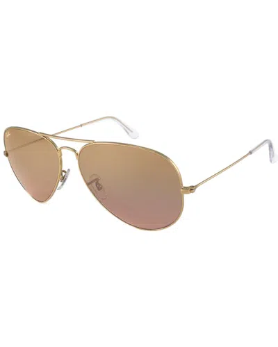Ray Ban Ray-ban Unisex Rb3025 58mm Sunglasses In Gold