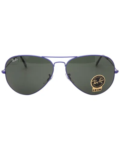 Ray Ban Unisex Rb3025 62mm Sunglasses In Blue