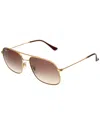 Ray Ban Ray-ban Unisex Rb3595 59mm Sunglasses In Gold