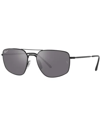 Ray Ban Unisex Rb3666 56mm Polarized Sunglasses