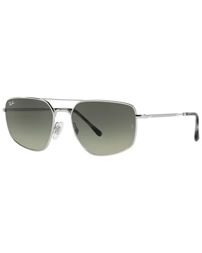 Ray Ban Ray-ban Unisex Rb3666 56mm Sunglasses In Silver