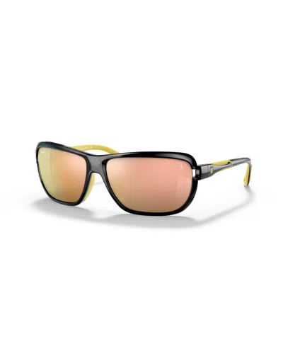 Ray Ban Unisex Rb4365m Scuderia Ferrari Collection Sunglasses, Rb4365m In Black