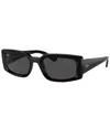 Ray Ban Kiliane Bio-based Sunglasses Black Frame Grey Lenses 54-21